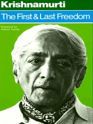 cover image of The First and Last Freedom
